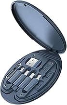 Multifunctional Data Cable Storage Box Adaptor for USB-C and Micro-USB Devices Universal Data Transfer Cable