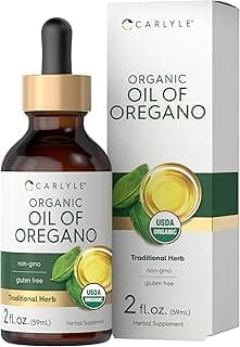 Carlyle Organic Oil of Oregano Liquid Drops | 2 fl oz | Vegan Herbal Supplement | Non-GMO, Gluten Free