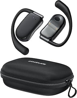 AI Translation Earbuds Real Time 164 Languages 80H Playtime Translator Ear Buds Audifonos Traductores Inglés Español Wireless Translating Earbuds Bluetooth Headphones for Travel Meeting Learning Black