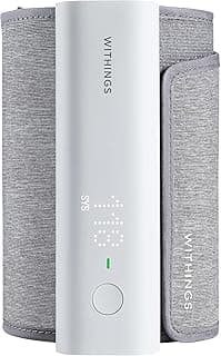 Withings BPM Connect - Digital Blood Pressure Cuff & Heart Rate Monitor - Blood Pressure Machine Arm Cuff, FDA Cleared, FSA/HSA Eligible, IOS & Android